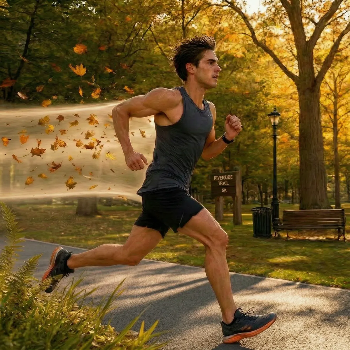 Slipstream Runner artwork: a runner in full stride